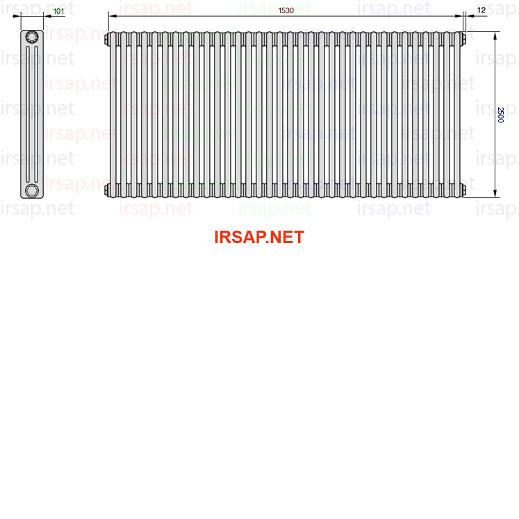 Радиатор IRSAP Tesi 32500/34 T12 CL 01